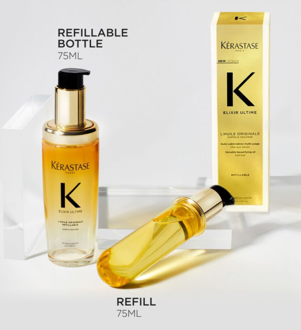 Kerastase L'Huile Originale Refillable Hair Oil Duo Elixir Ultime - Imagen 2